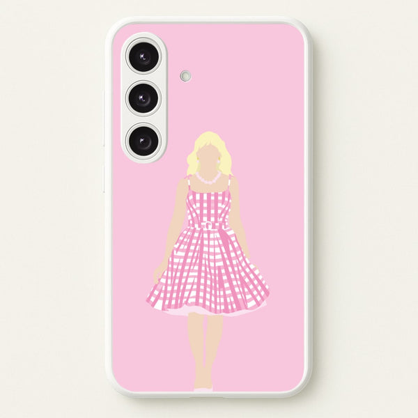Pink Dress - Margot - Margot Robbie Phone Case for Galaxy S24