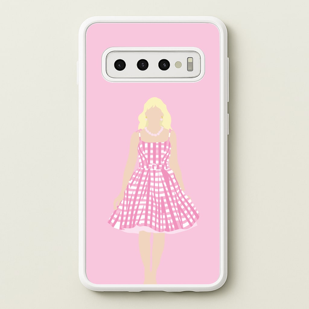 Pink Dress - Margot - Margot Robbie Phone Case for Galaxy S10 Plus