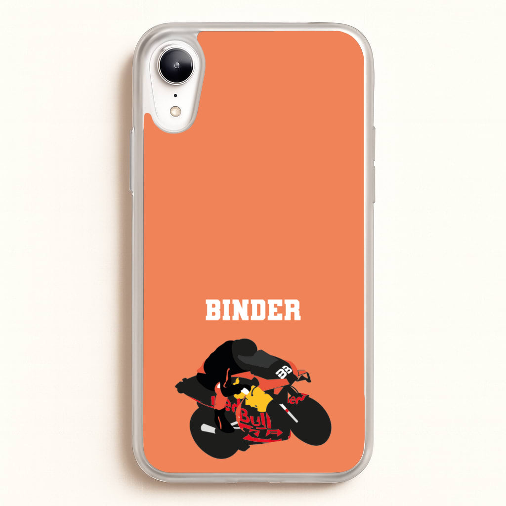Binder - Motorbike - Moto GP Phone Case for iPhone XR