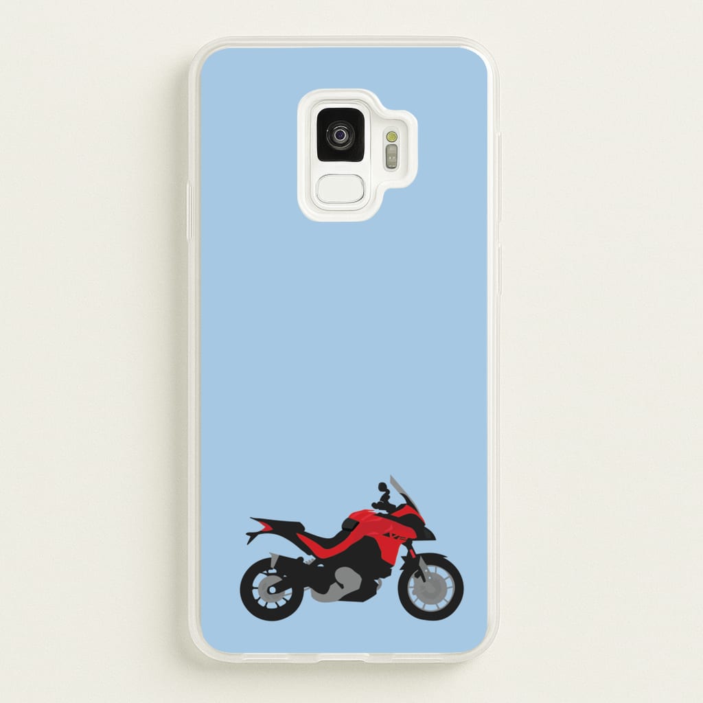 Red Motorbike - Motorbike - Moto GP Phone Case for Galaxy S9