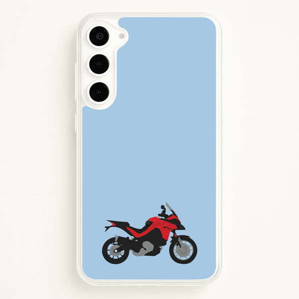 Red Motorbike - Motorbike - Moto GP Phone Case for Galaxy S23
