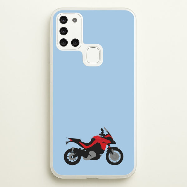 Red Motorbike - Motorbike - Moto GP Phone Case for Galaxy A21s
