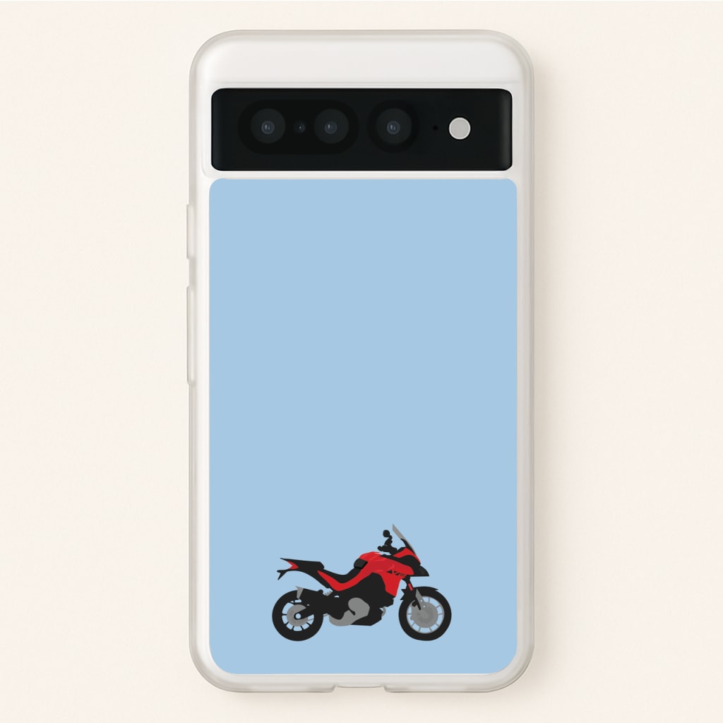Red Motorbike - Motorbike - Moto GP Phone Case for Google Pixel 7 Pro