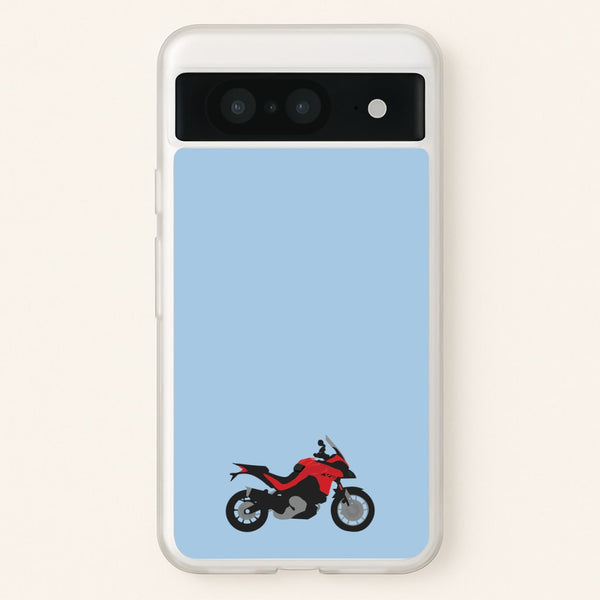 Red Motorbike - Motorbike - Moto GP Phone Case for Google Pixel 8