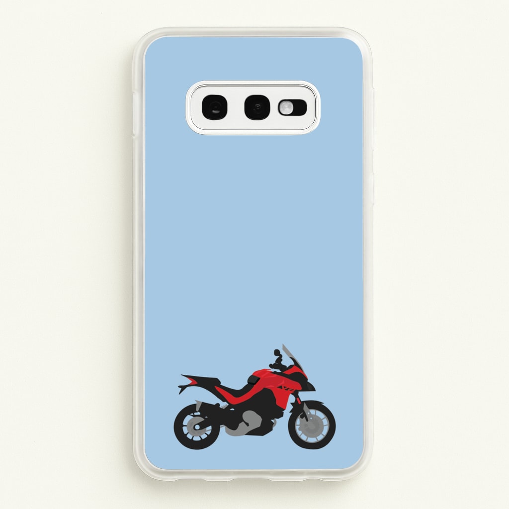 Red Motorbike - Motorbike - Moto GP Phone Case for Galaxy S10e