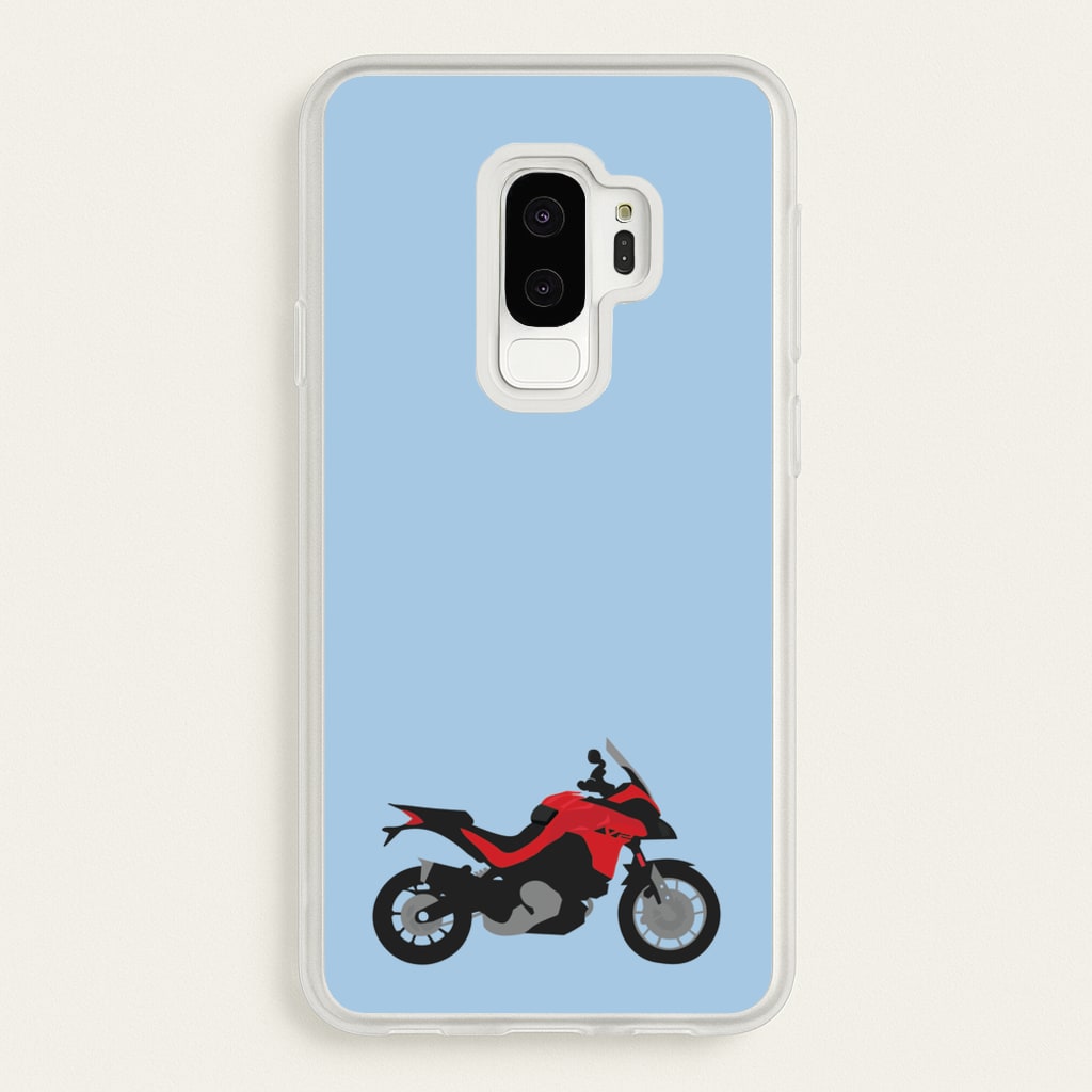 Red Motorbike - Motorbike - Moto GP Phone Case for Galaxy S9 Plus