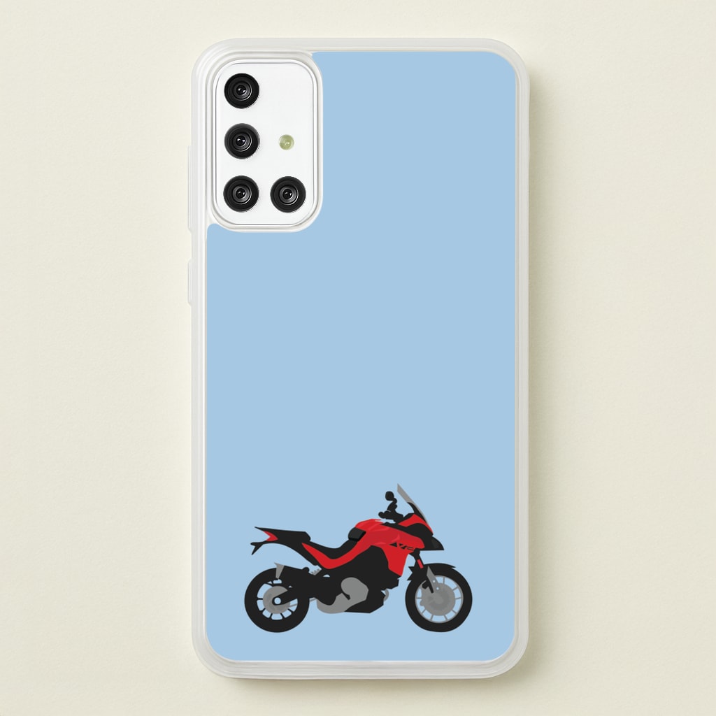 Red Motorbike - Motorbike - Moto GP Phone Case for Galaxy A71