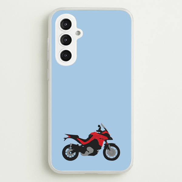 Red Motorbike - Motorbike - Moto GP Phone Case for Galaxy S23FE