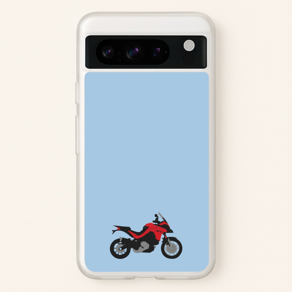 Red Motorbike - Motorbike - Moto GP Phone Case for Google Pixel 8 Pro