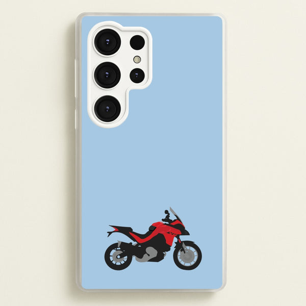 Red Motorbike - Motorbike - Moto GP Phone Case for Galaxy S25 Ultra