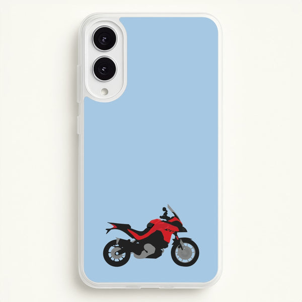 Red Motorbike - Motorbike - Moto GP Phone Case for Galaxy S25 Edge
