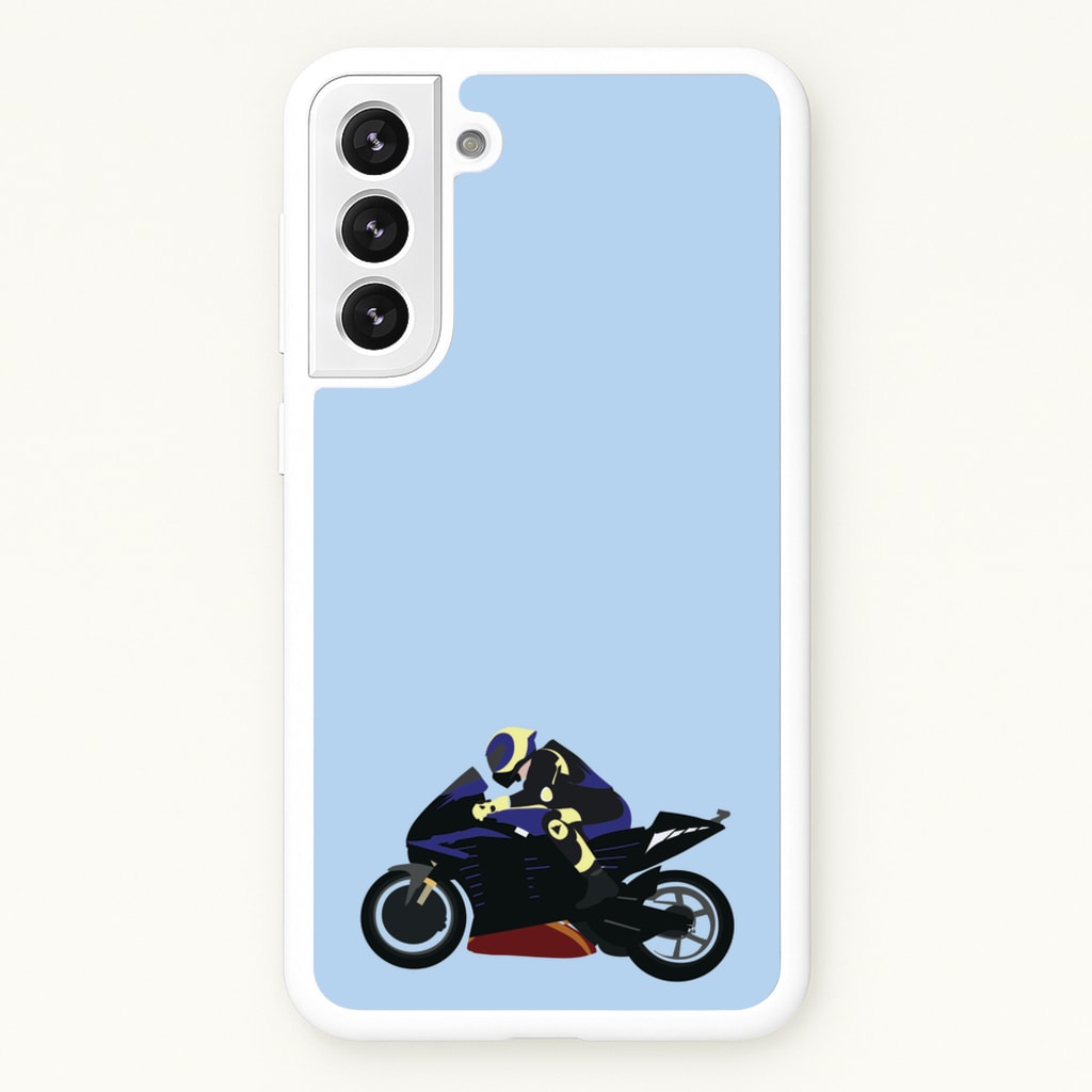 Purple Motorbike - Motorbike - Moto GP Phone Case for Galaxy S22 Plus