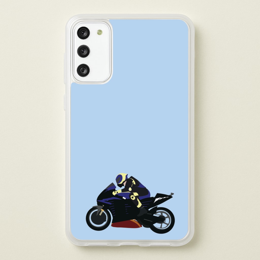 Purple Motorbike - Motorbike - Moto GP Phone Case for Galaxy S20