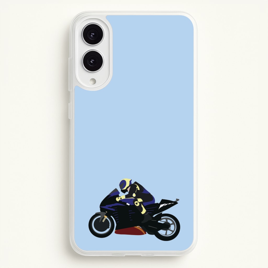 Purple Motorbike - Motorbike - Moto GP Phone Case for Galaxy S25 Edge