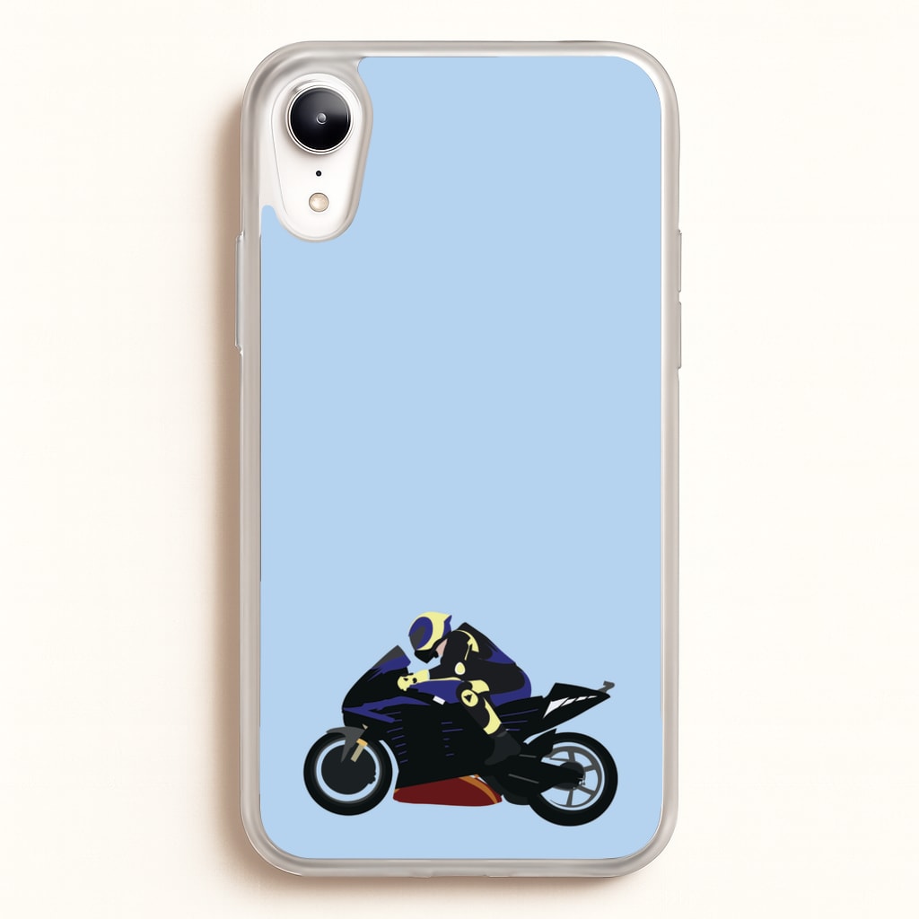 Purple Motorbike - Motorbike - Moto GP Phone Case for iPhone XR
