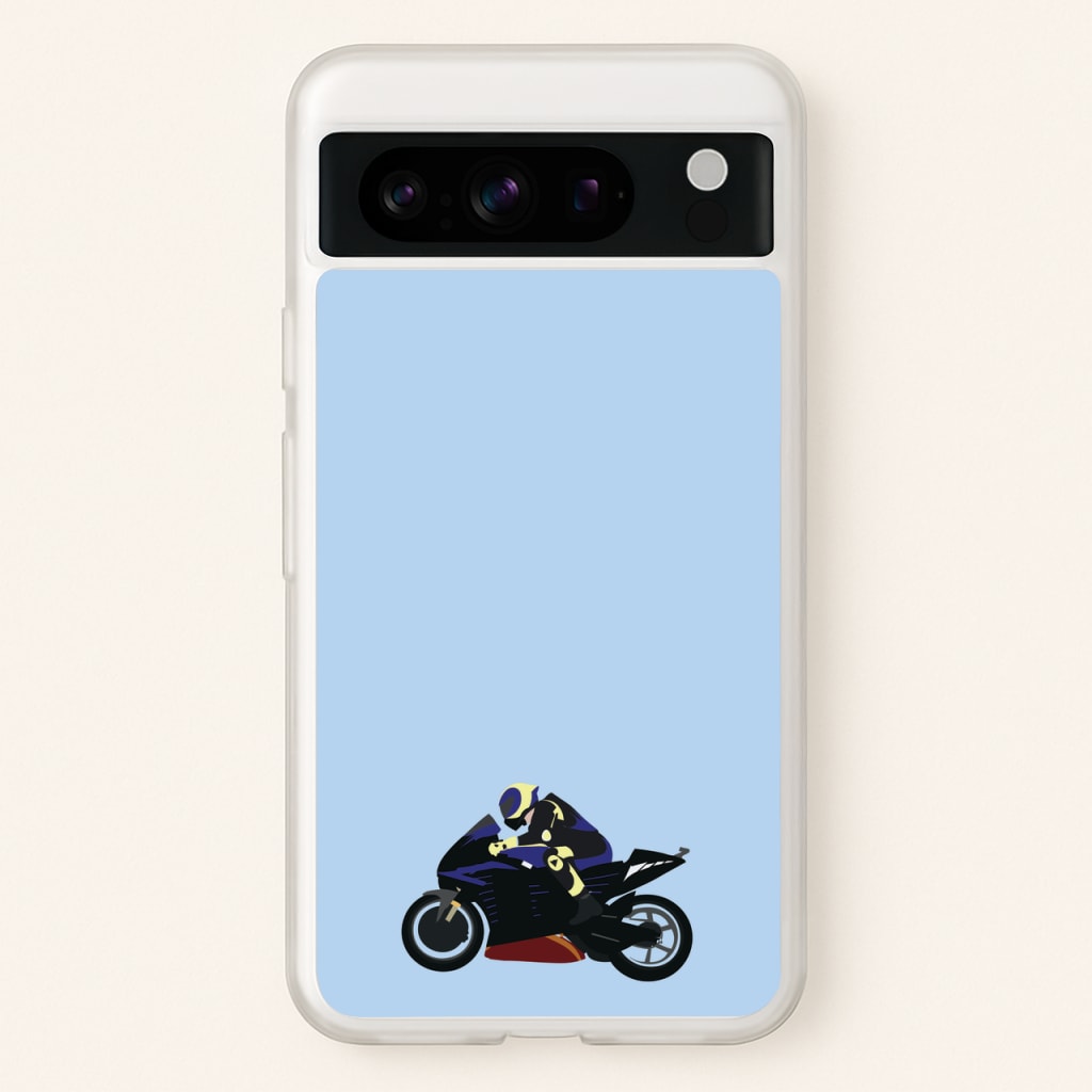 Purple Motorbike - Motorbike - Moto GP Phone Case for Google Pixel 8 Pro