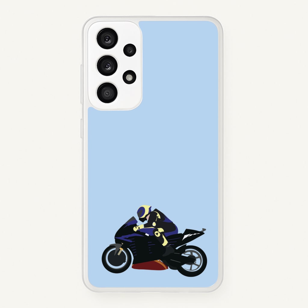 Purple Motorbike - Motorbike - Moto GP Phone Case for Galaxy A33