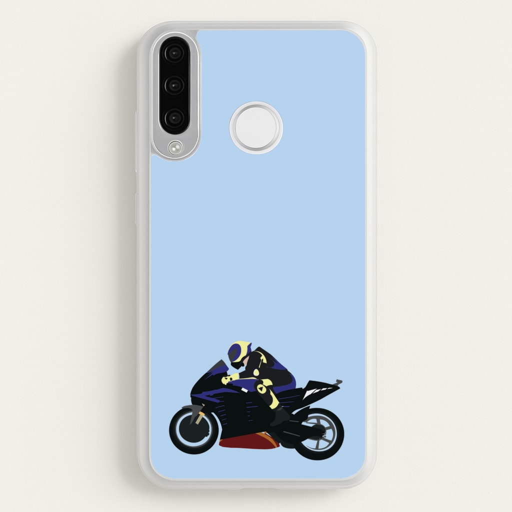 Purple Motorbike - Motorbike - Moto GP Phone Case for Huawei P30 Lite