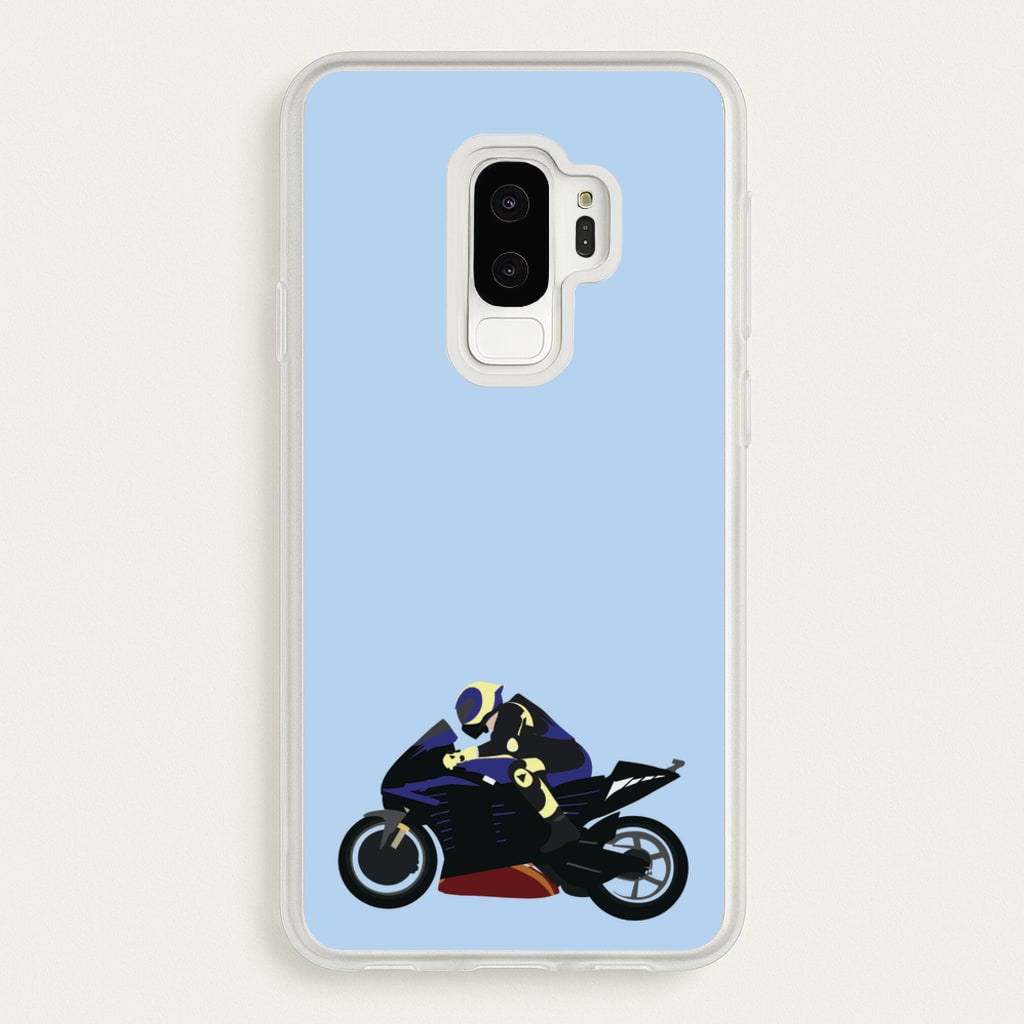 Purple Motorbike - Motorbike - Moto GP Phone Case for Galaxy S9 Plus