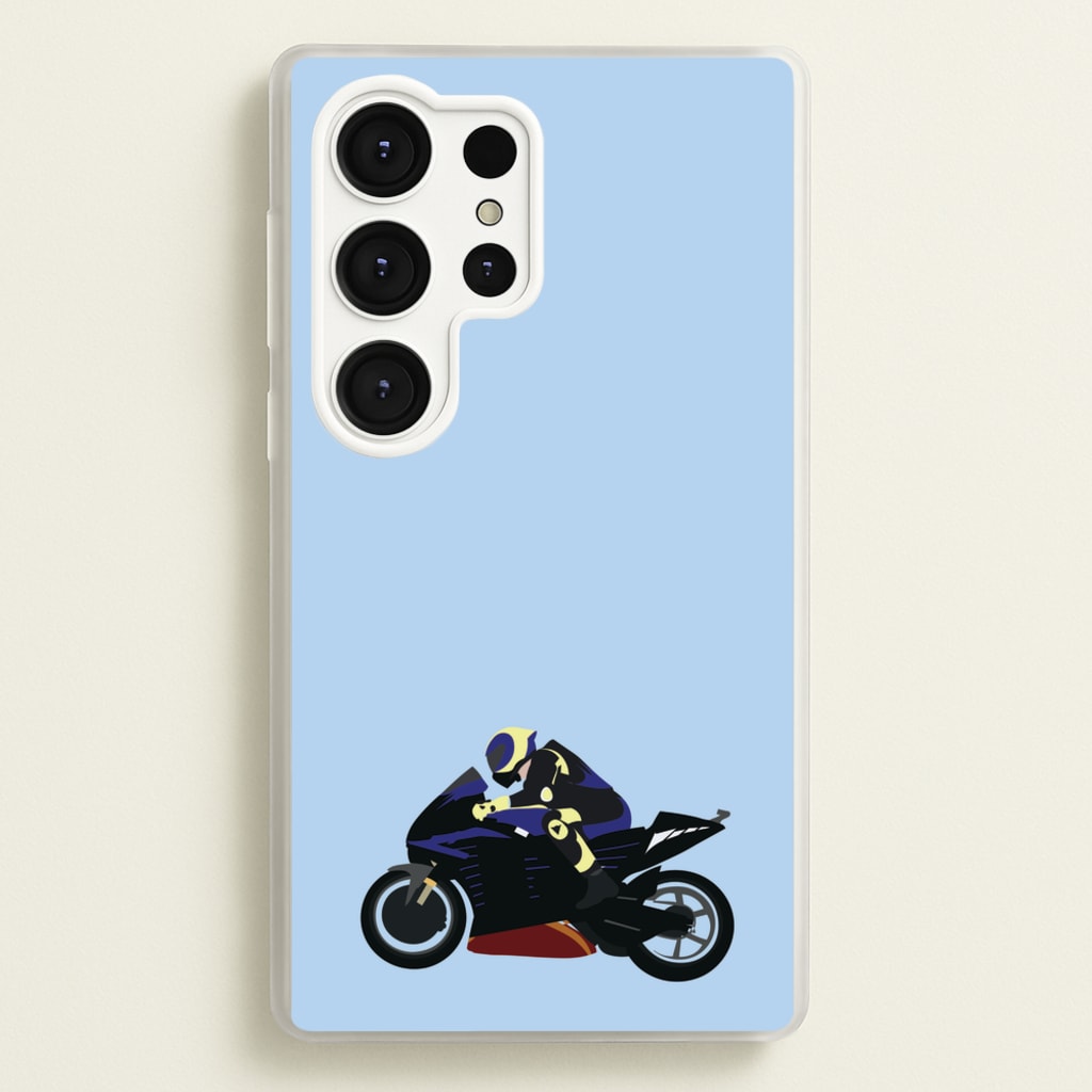 Purple Motorbike - Motorbike - Moto GP Phone Case for Galaxy S25 Ultra