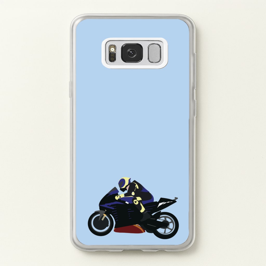 Purple Motorbike - Motorbike - Moto GP Phone Case for Galaxy S8