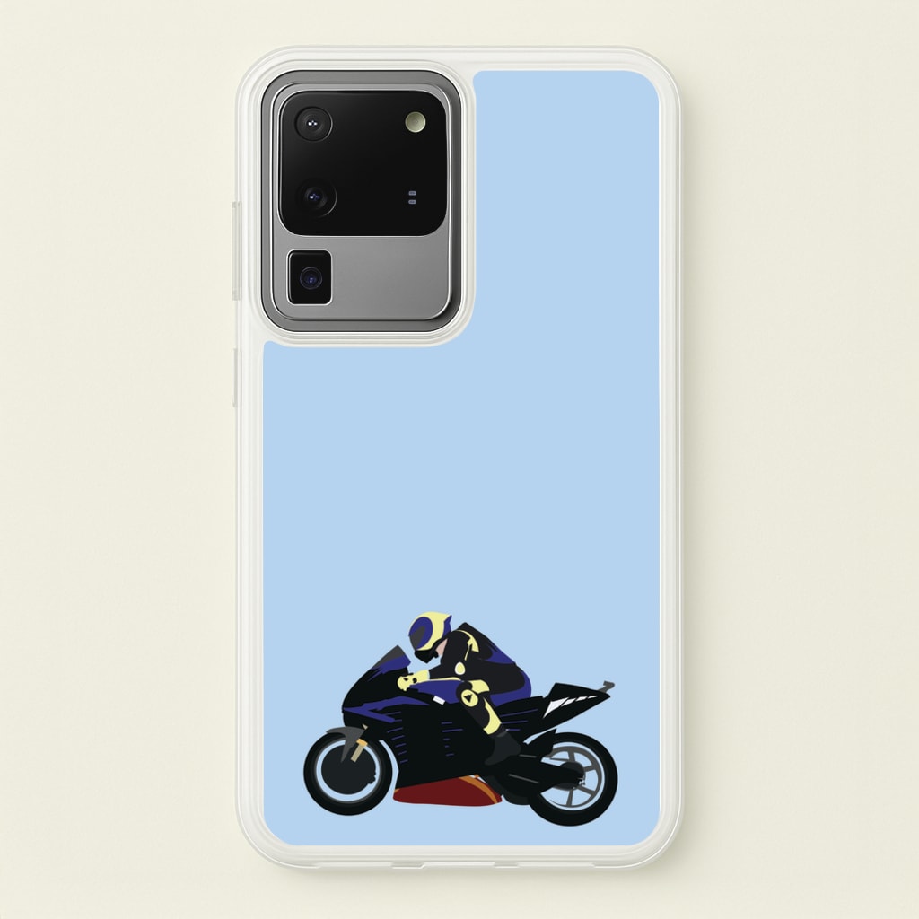 Purple Motorbike - Motorbike - Moto GP Phone Case for Galaxy S20 Ultra