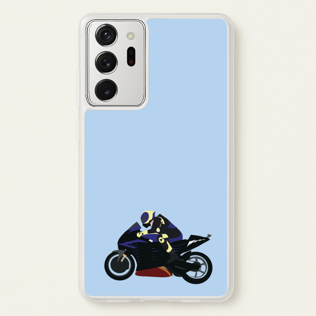 Purple Motorbike - Motorbike - Moto GP Phone Case for Galaxy Note 20 Ultra