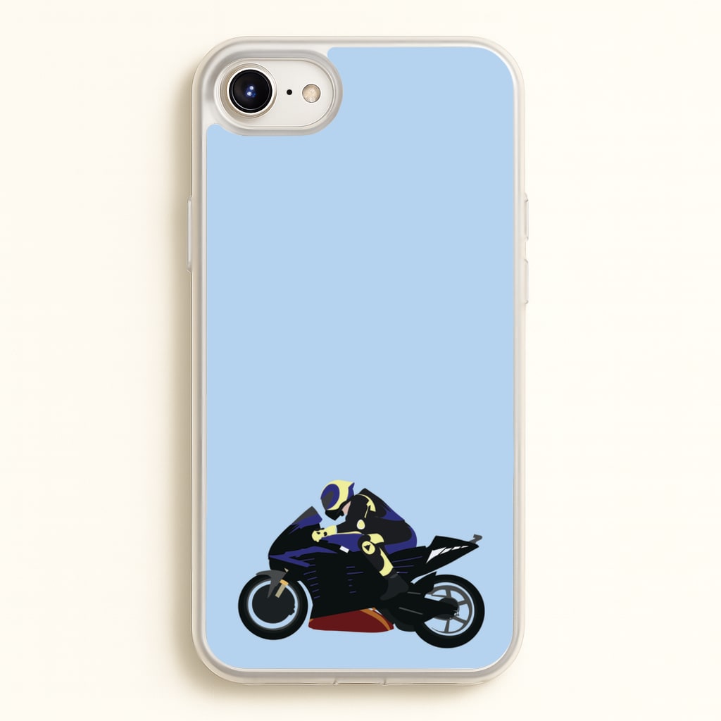 Purple Motorbike - Motorbike - Moto GP Phone Case for iPhone 6 / 7 / 8 / SE