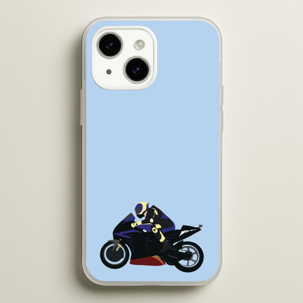 Purple Motorbike - Motorbike - Moto GP Phone Case for iPhone 15