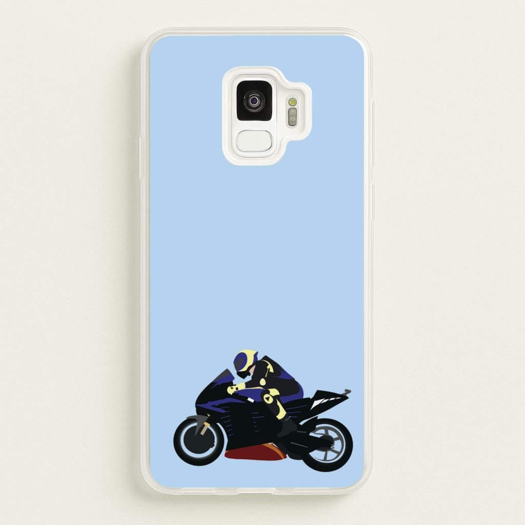 Purple Motorbike - Motorbike - Moto GP Phone Case for Galaxy S9
