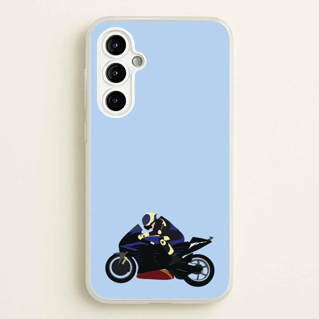 Purple Motorbike - Motorbike - Moto GP Phone Case for Galaxy A54