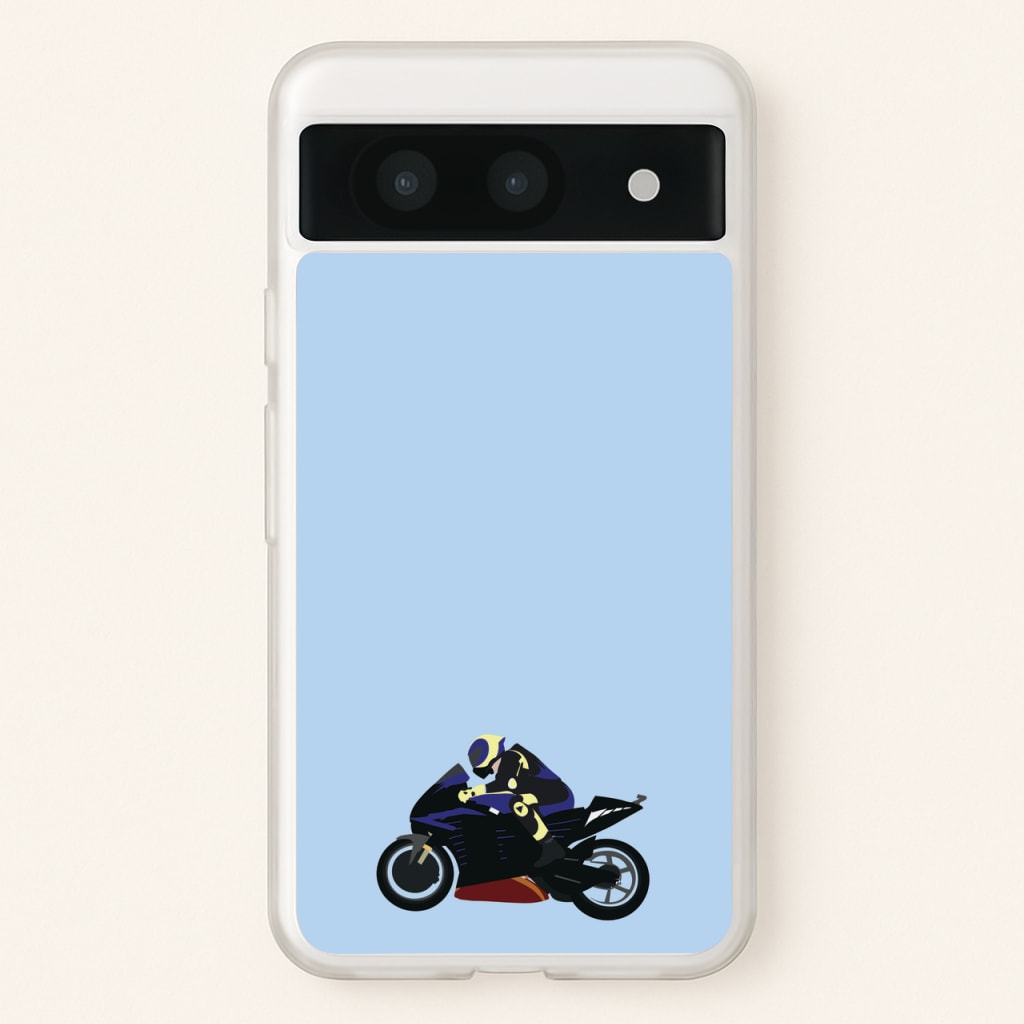 Purple Motorbike - Motorbike - Moto GP Phone Case for Google Pixel 8a