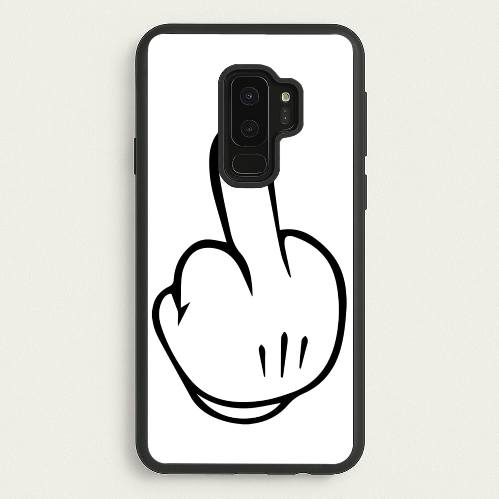 Fairytale Mouse Middle Finger - Disney Phone Case for Galaxy S9 Plus