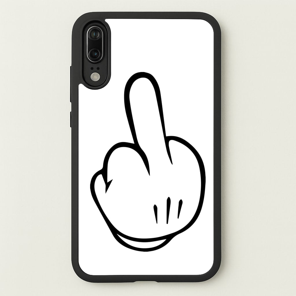 Fairytale Mouse Middle Finger - Disney Phone Case for Huawei P20