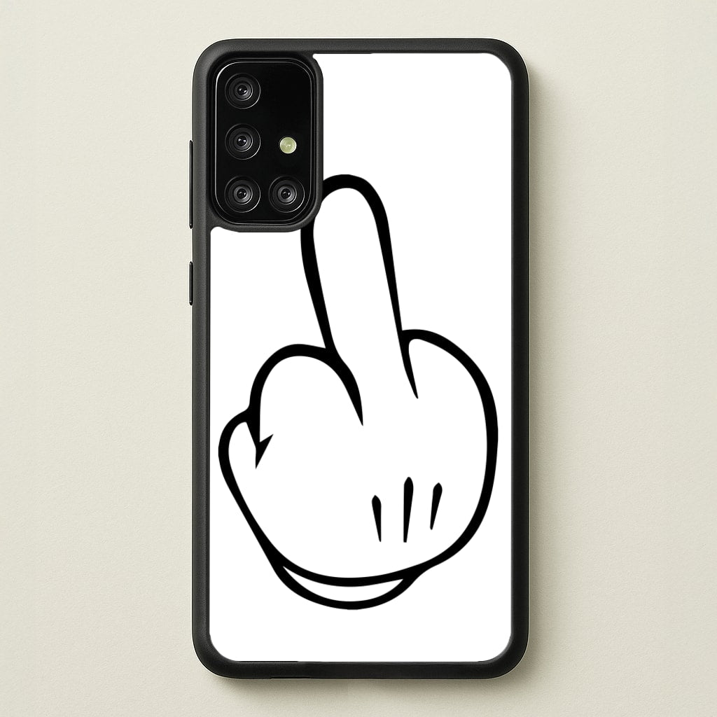 Fairytale Mouse Middle Finger - Disney Phone Case for Galaxy A71