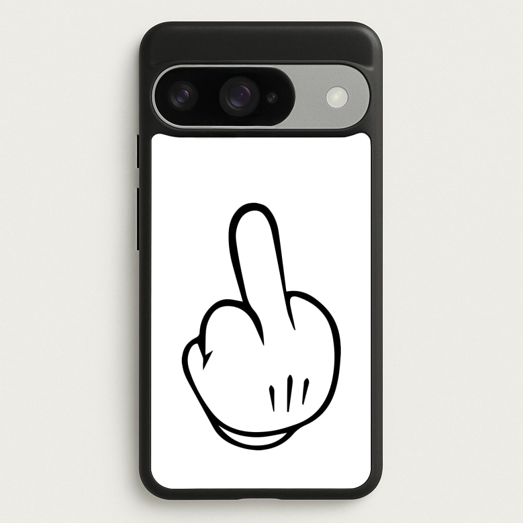 Fairytale Mouse Middle Finger Phone Case for Google Pixel 10 / 10 Pro