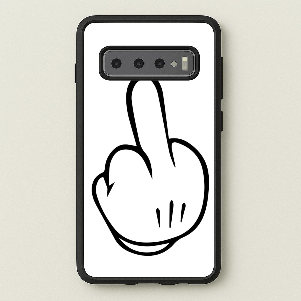 Fairytale Mouse Middle Finger - Disney Phone Case for Galaxy S10 Plus
