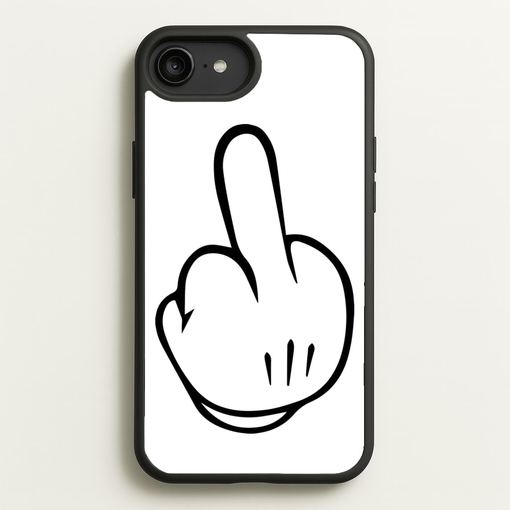 Fairytale Mouse Middle Finger - Disney Phone Case for iPhone 6 Plus / 7 Plus / 8 Plus