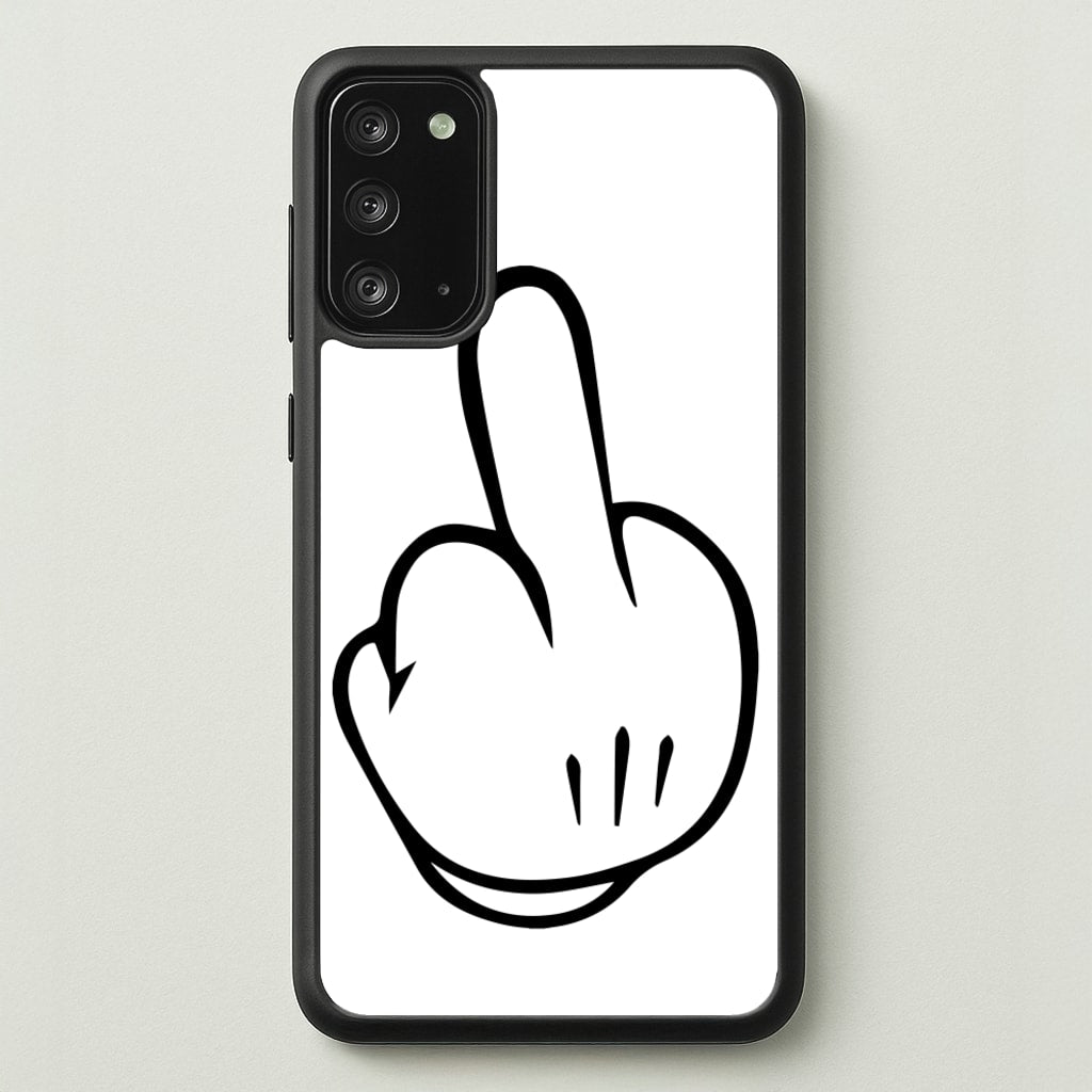 Fairytale Mouse Middle Finger - Disney Phone Case for Galaxy Note 20