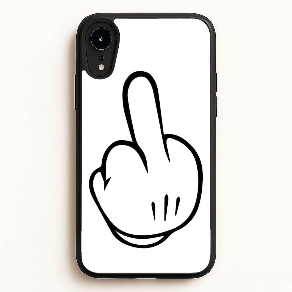 Fairytale Mouse Middle Finger - Disney Phone Case for iPhone XR