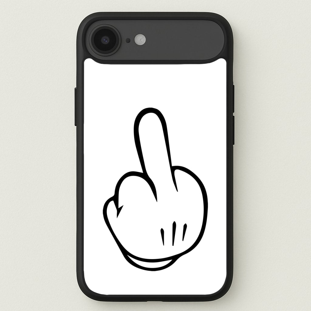 Fairytale Mouse Middle Finger Phone Case for iPhone 17 Air