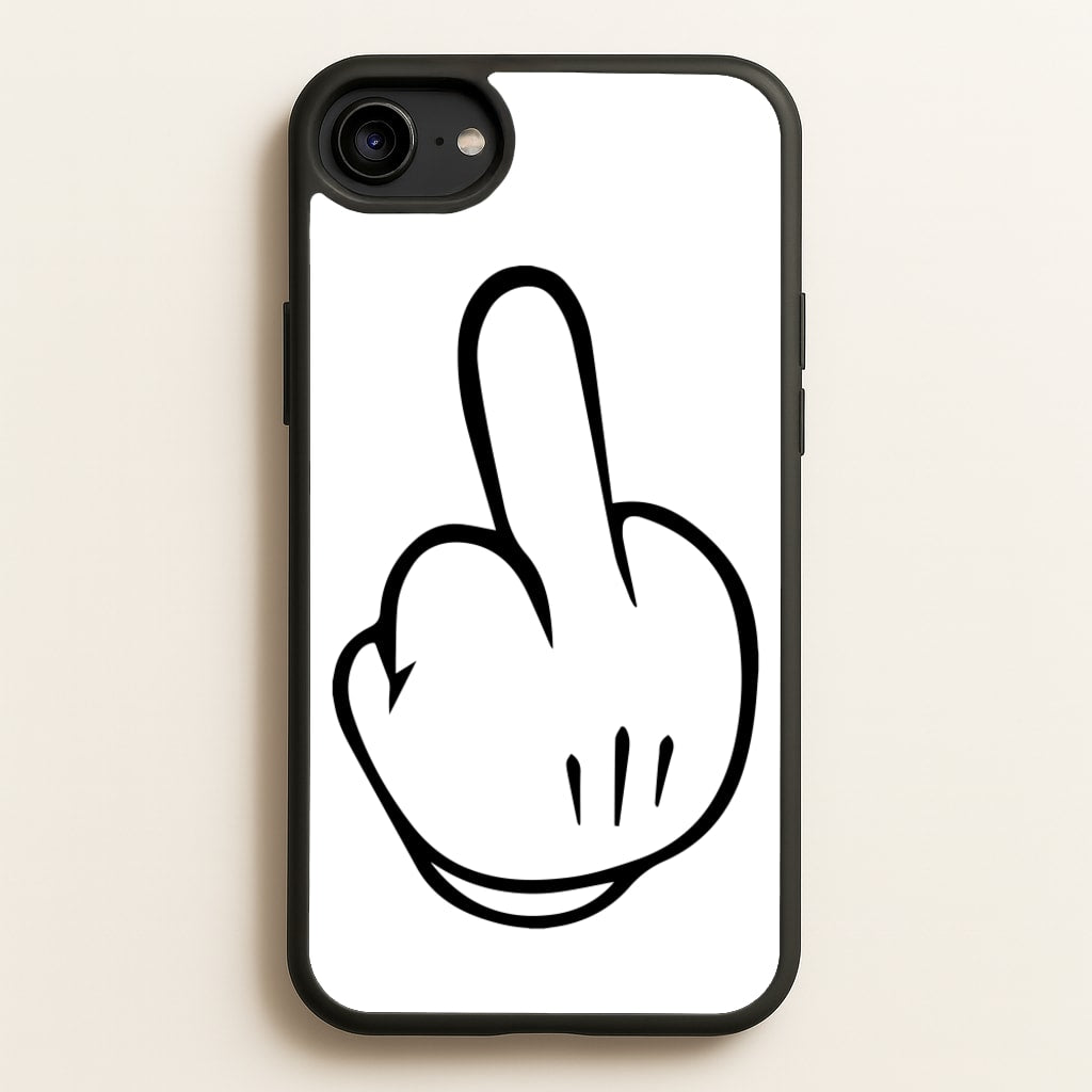 Fairytale Mouse Middle Finger - Disney Phone Case for iPhone 6 / 7 / 8 / SE