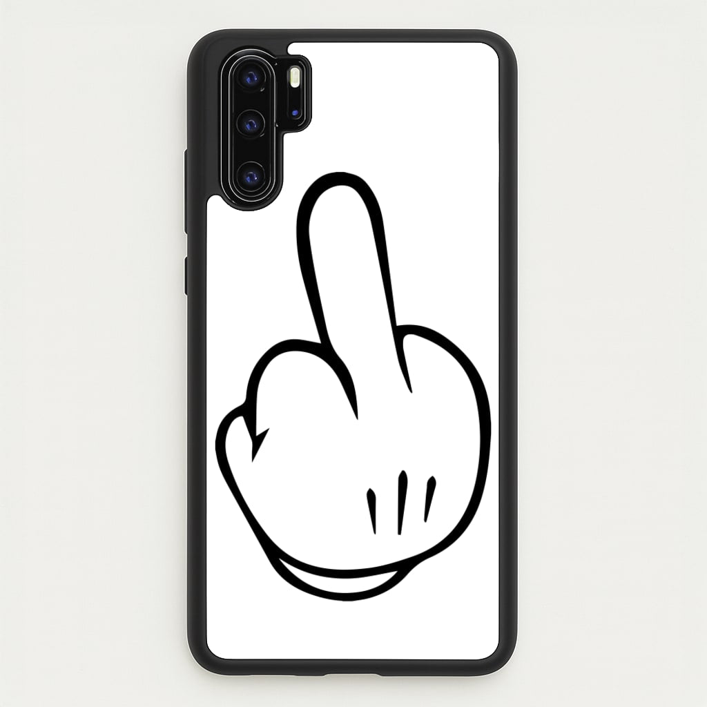 Fairytale Mouse Middle Finger - Disney Phone Case for Huawei P30 Pro
