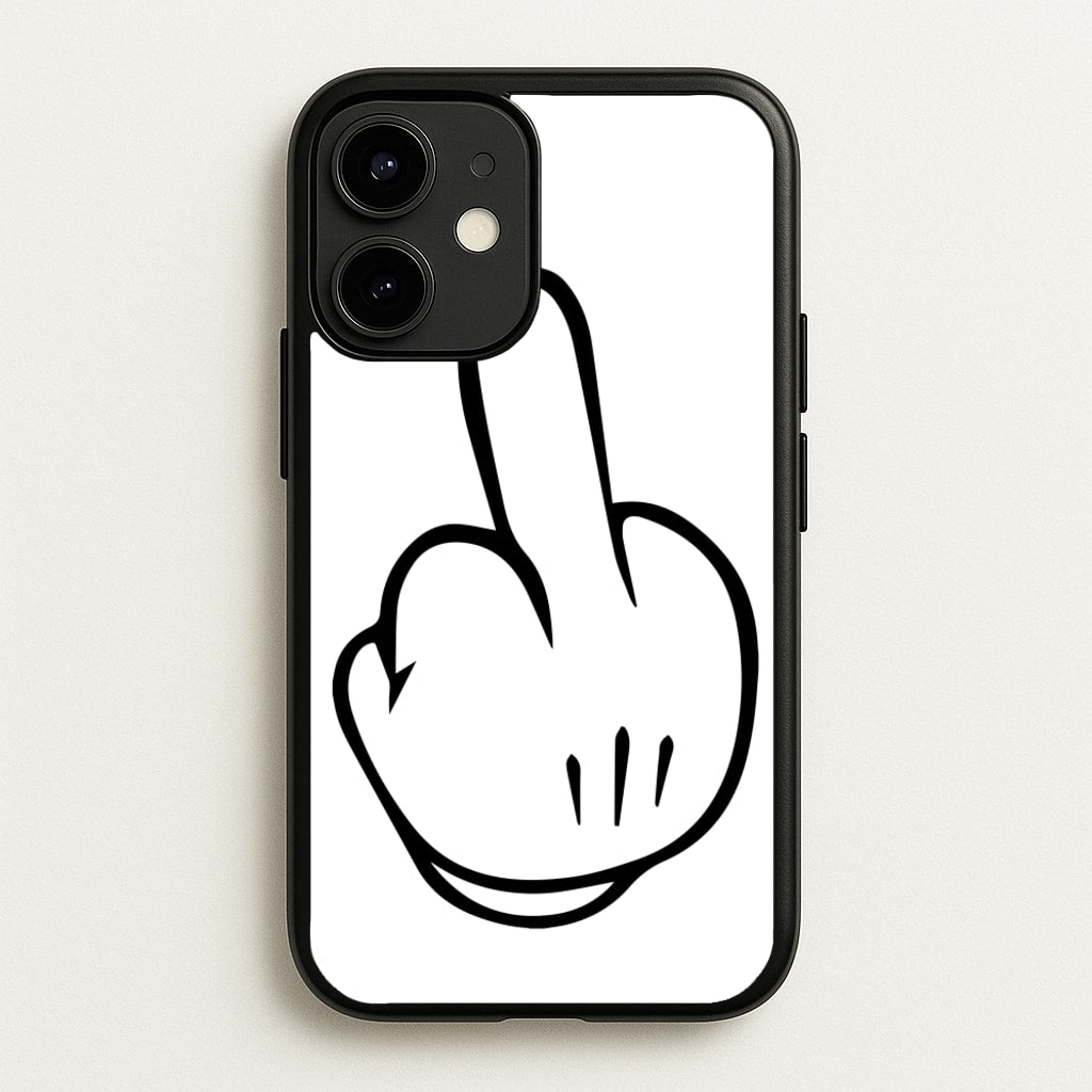Fairytale Mouse Middle Finger - Disney Phone Case for iPhone 12 / 12 Pro