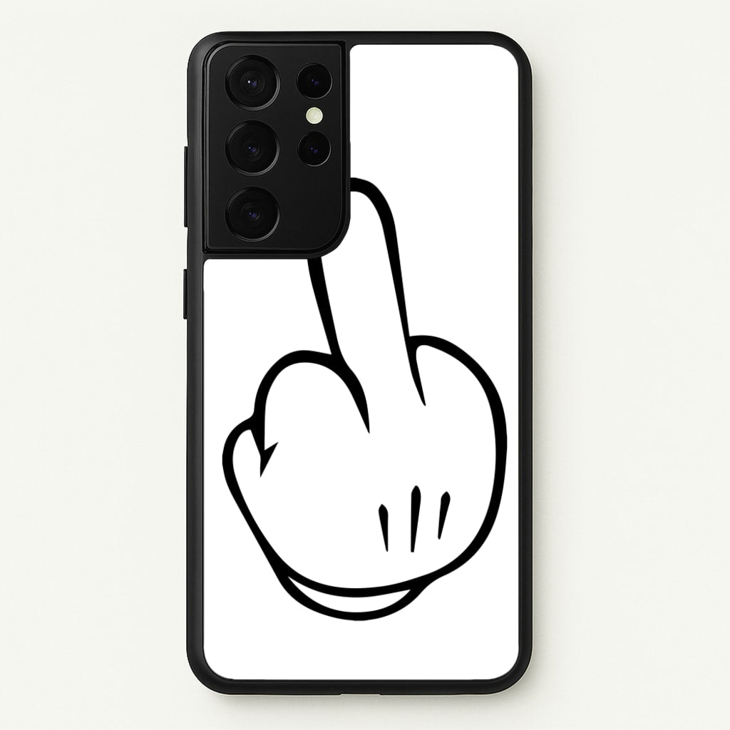 Fairytale Mouse Middle Finger - Disney Phone Case for Galaxy S21 Ultra