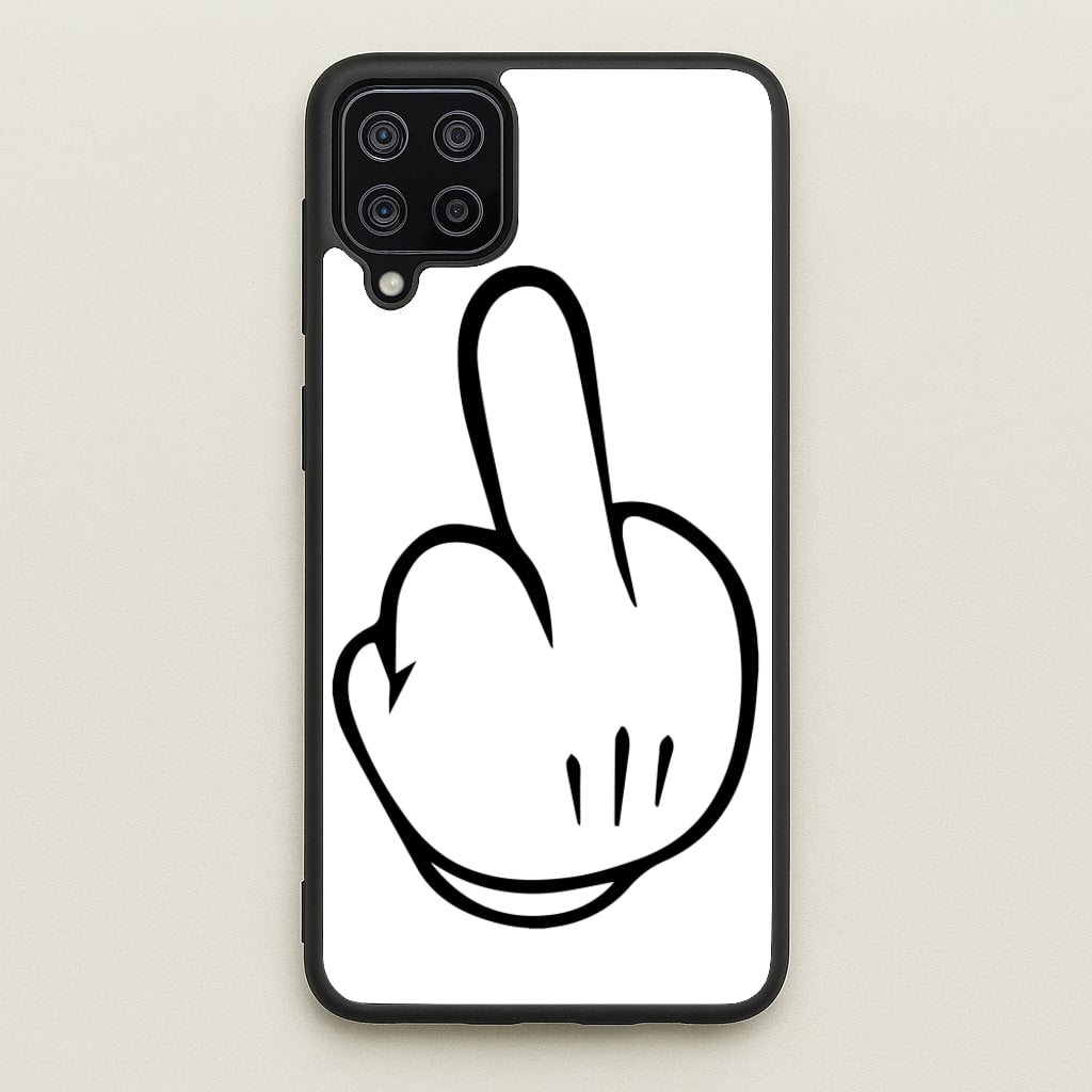 Fairytale Mouse Middle Finger - Disney Phone Case for Galaxy A12