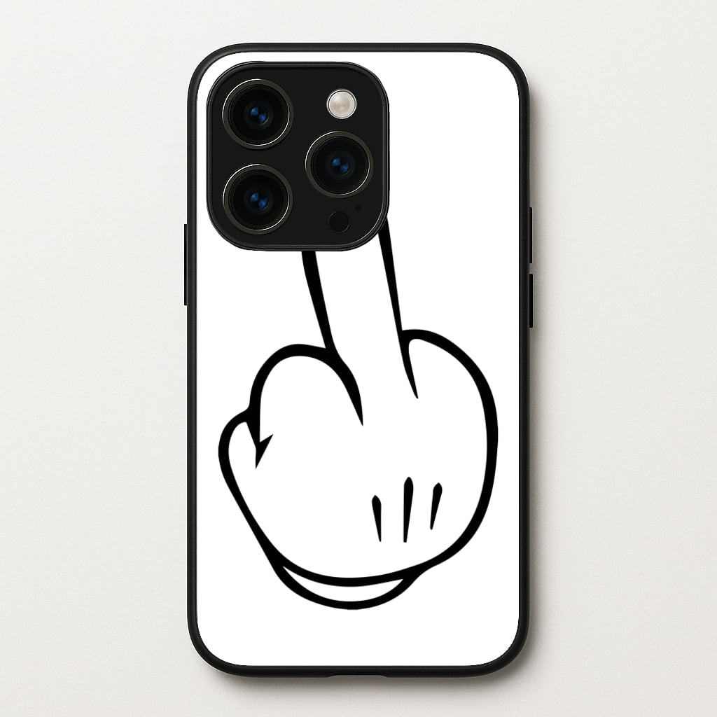 Fairytale Mouse Middle Finger - Disney Phone Case for iPhone 14 Pro
