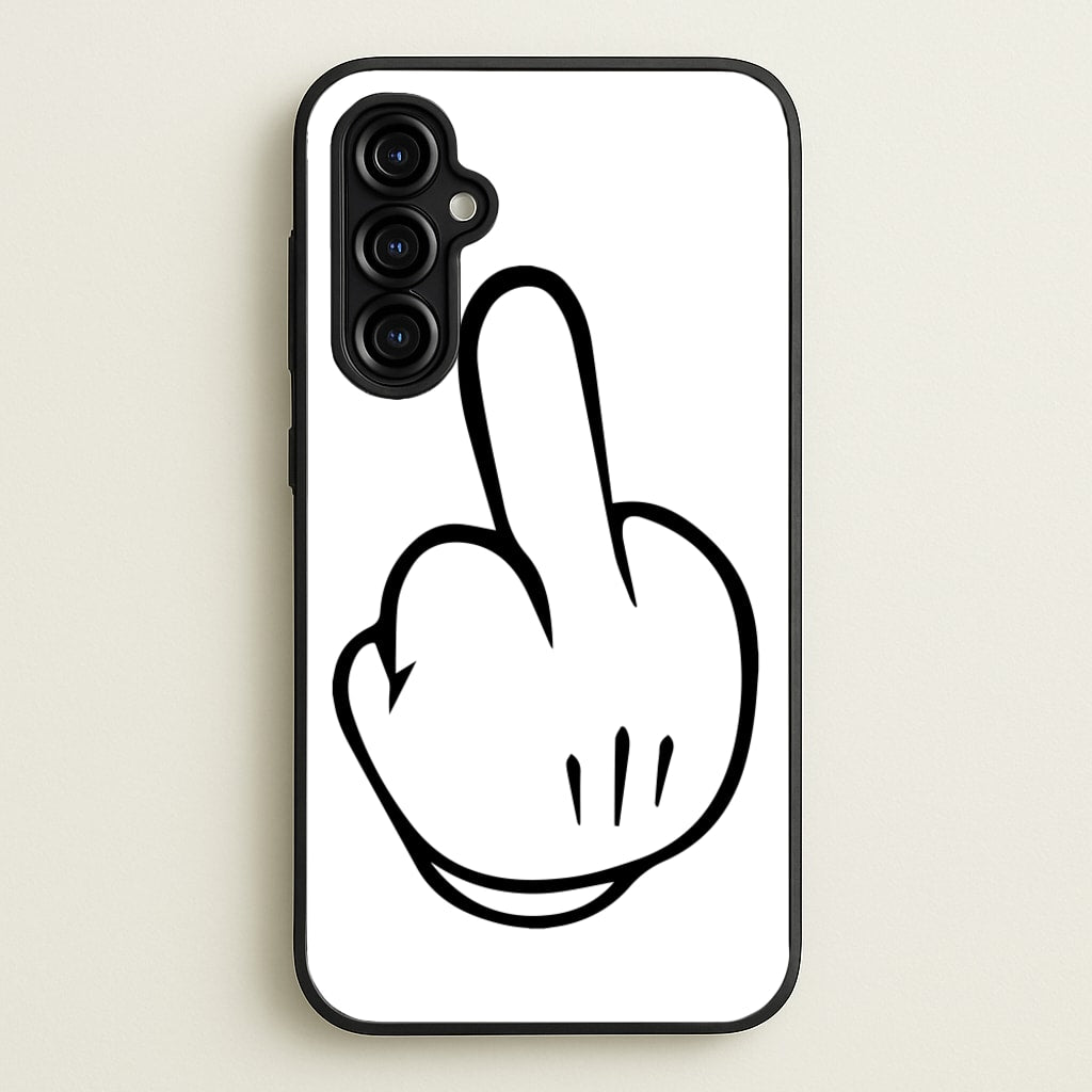 Fairytale Mouse Middle Finger - Disney Phone Case for Galaxy A54