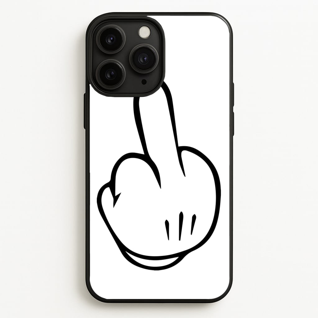 Fairytale Mouse Middle Finger - Disney Phone Case for iPhone 11 Pro Max
