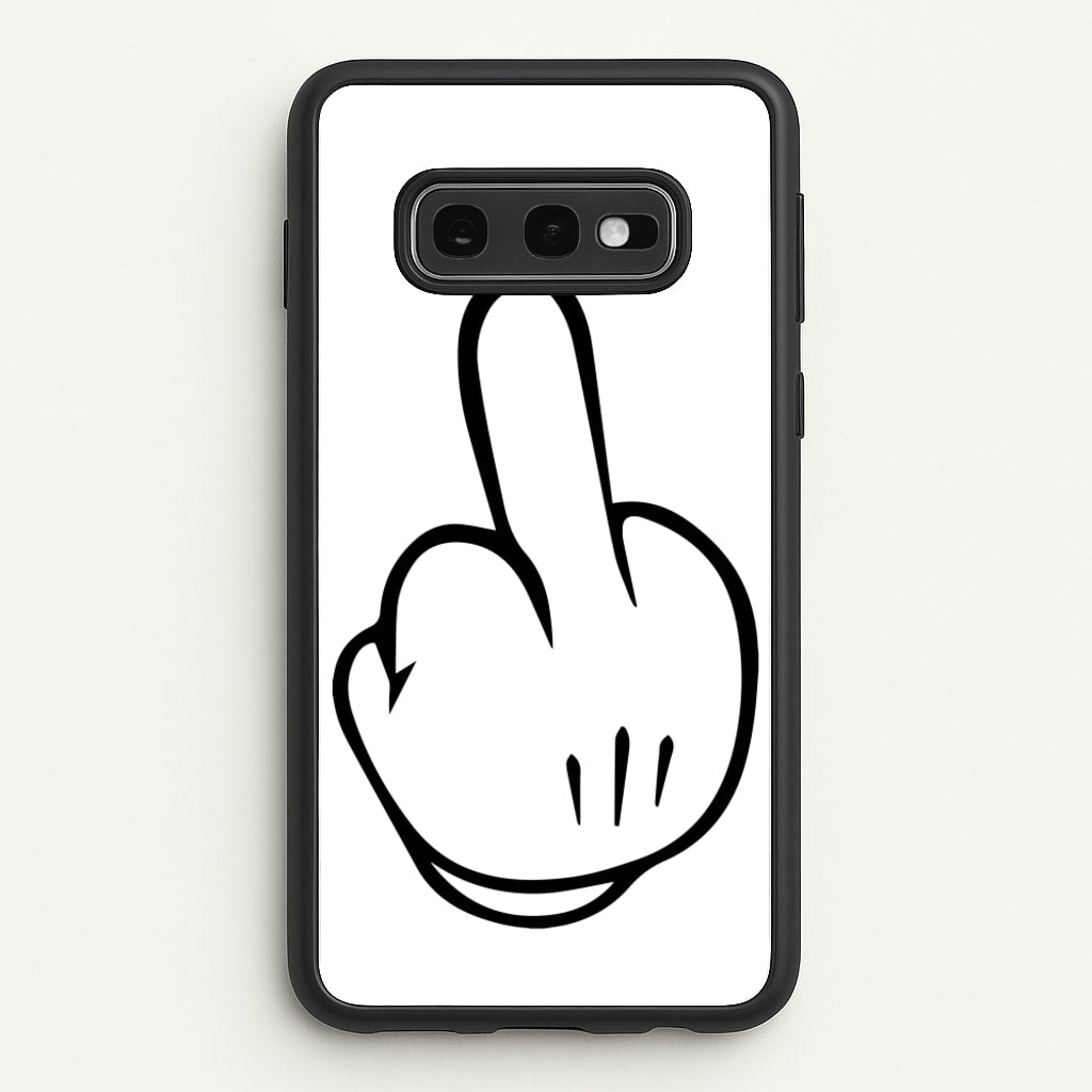 Fairytale Mouse Middle Finger - Disney Phone Case for Galaxy S10e